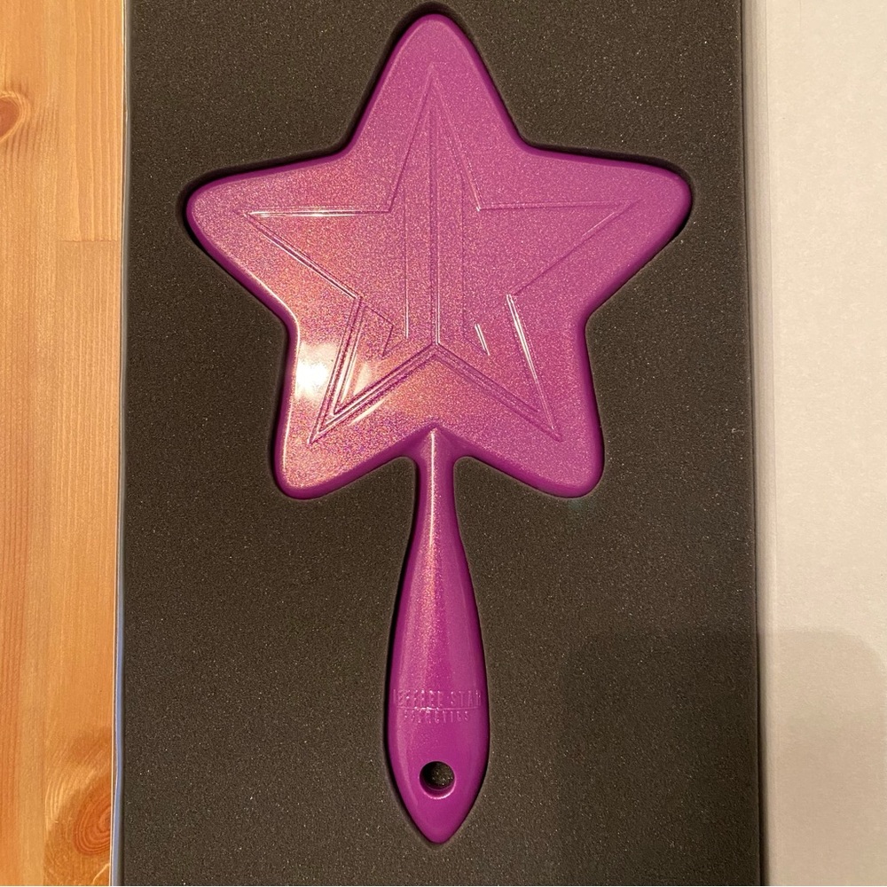 Jeffree Star purple glitter mirror